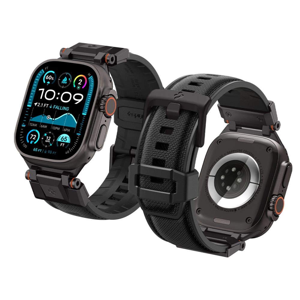 Spigen DuraPro Armor for Apple Watch 6 / 7 / 8 / 9 / 10 / SE / Ultra 1 / 2 (44 / 45 / 46 / 49mm) Black