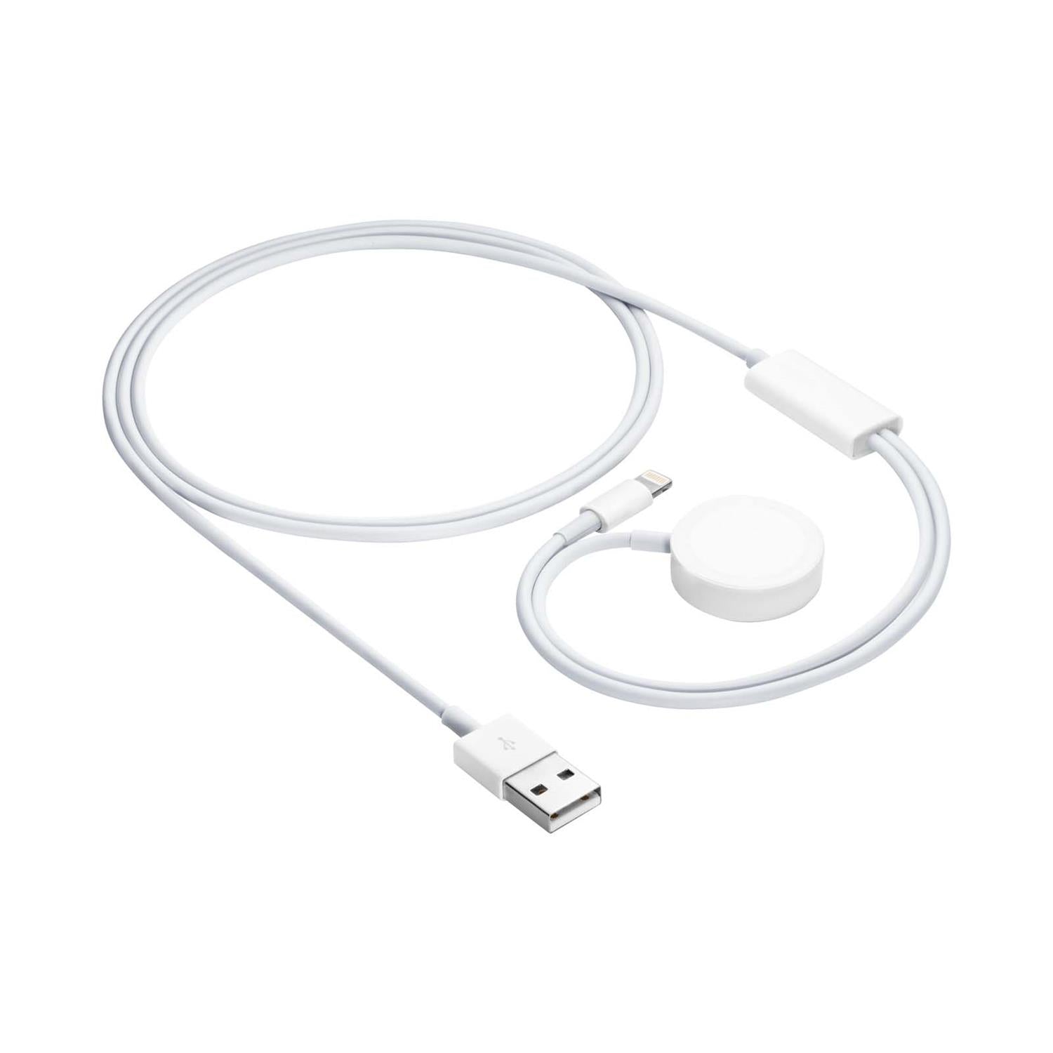 Akyga Charging Cable Apple Watch Ultra 2 / Series 9/8/7/6/5/4/3/2/1 Lightning Connector AK-SW-43 1m