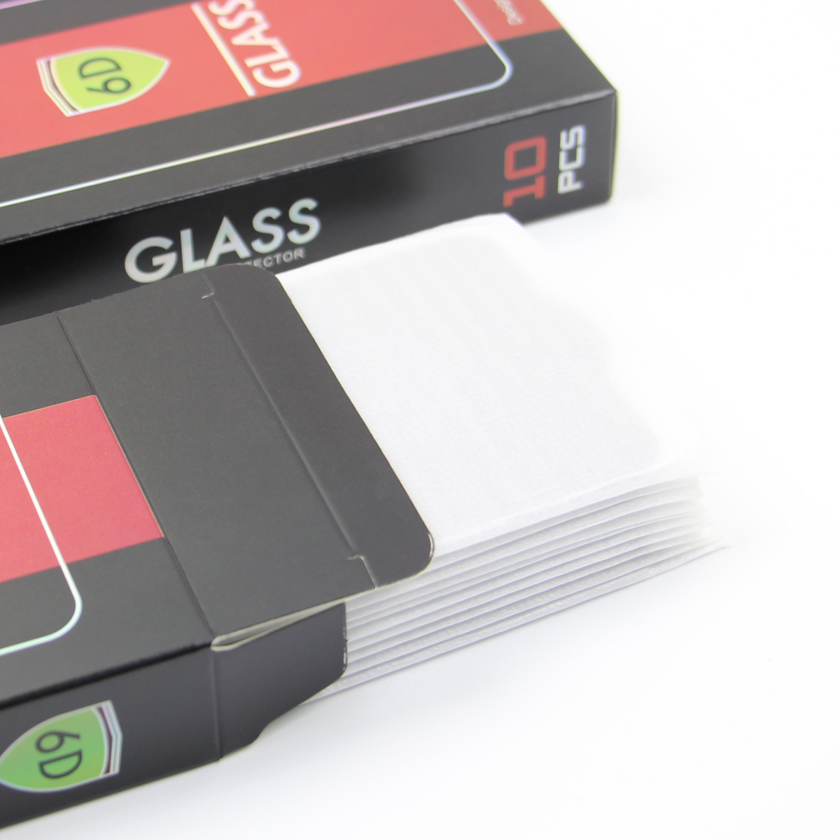 Verre trempé 6D pour iPhone 7 / 8 — 9H (pack 10)