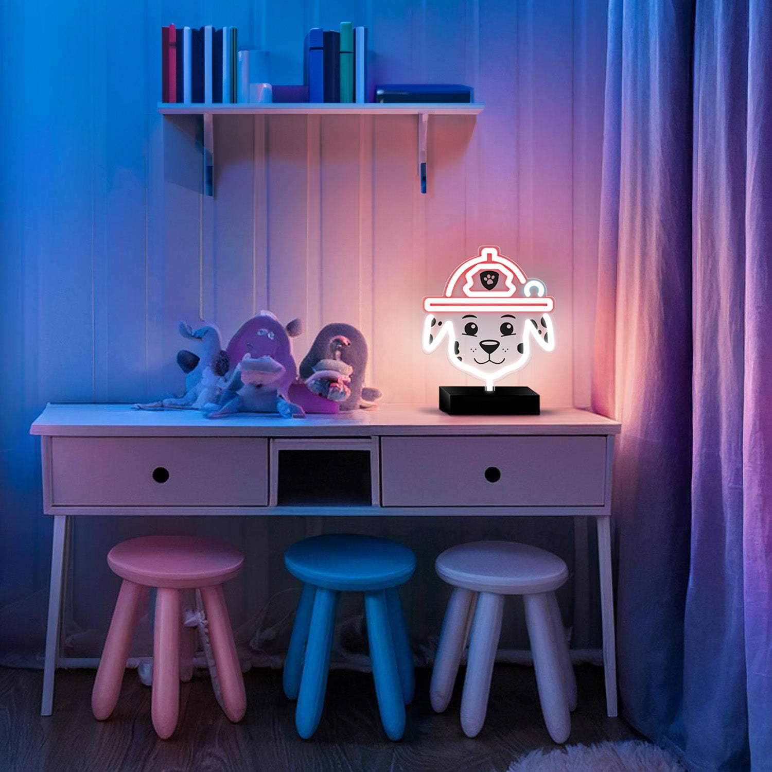 Néon LED sur pied Paw Patrol - Marshall OW-120646
