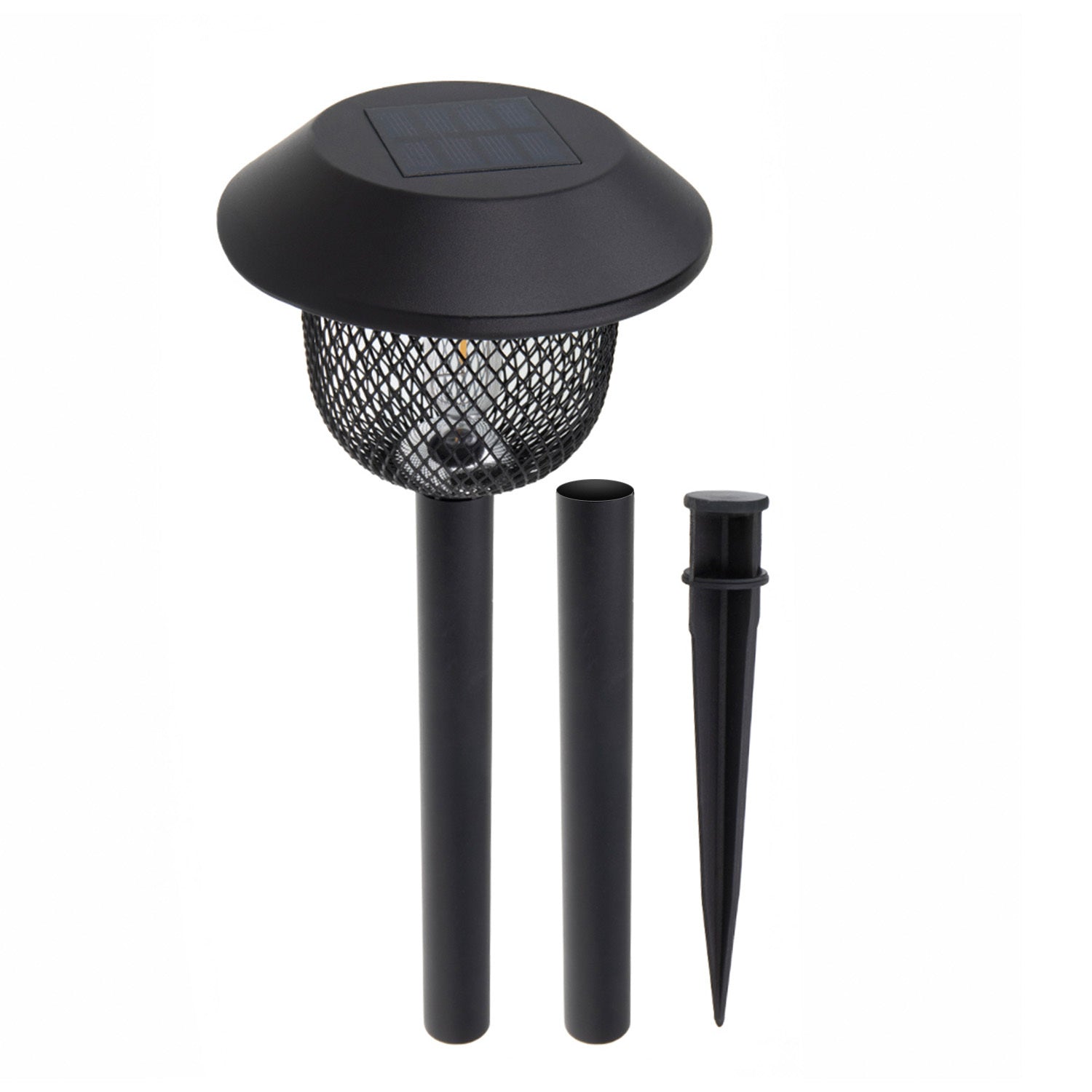 Lampe LED solaire sur piquet SUNARI FLS-30 noir