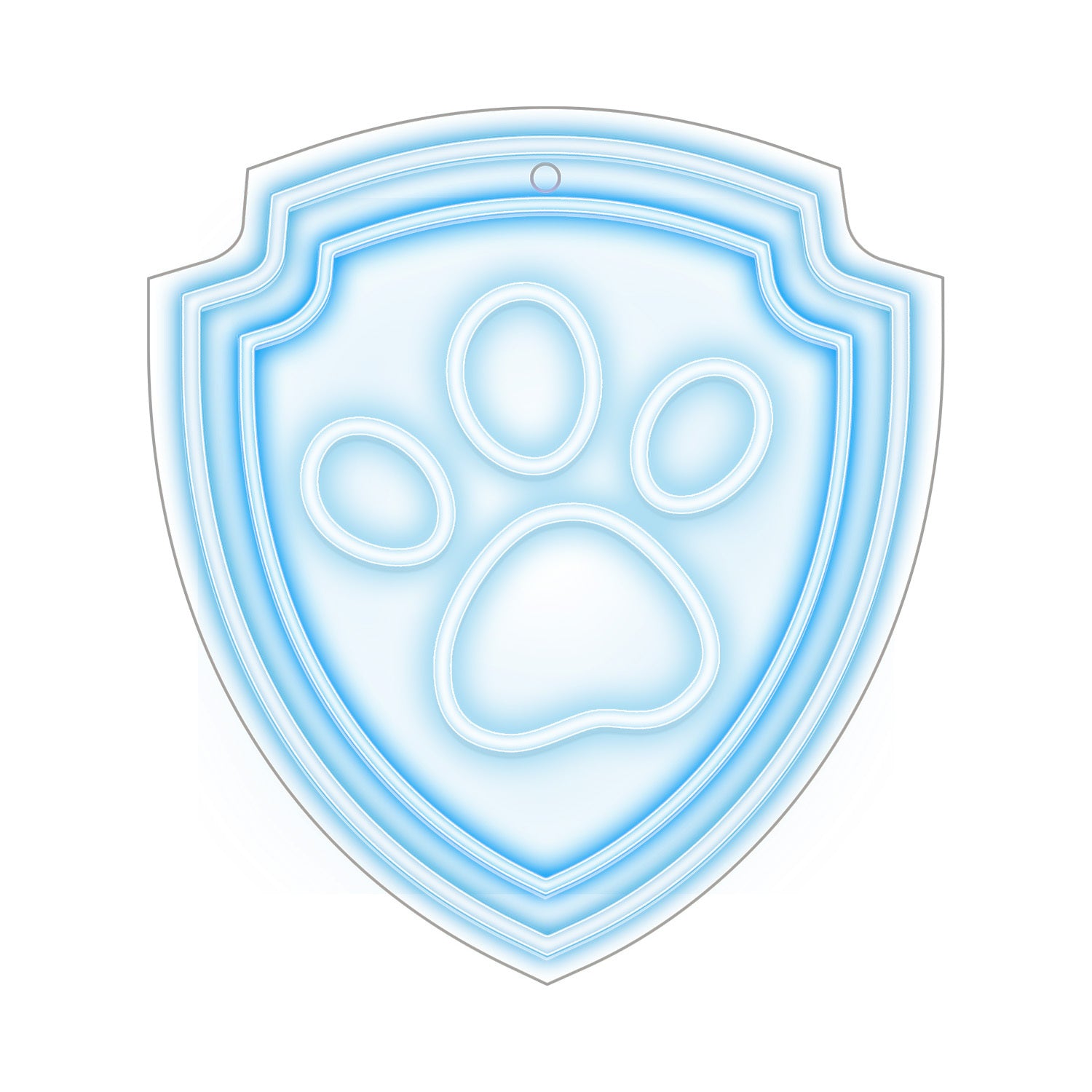 Néon LED suspendu Paw Patrol sur plexiglass - OW-130246