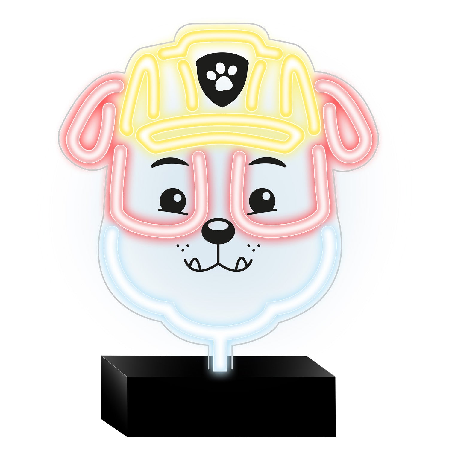 Néon LED sur socle Paw Patrol - Rubble OW-120446
