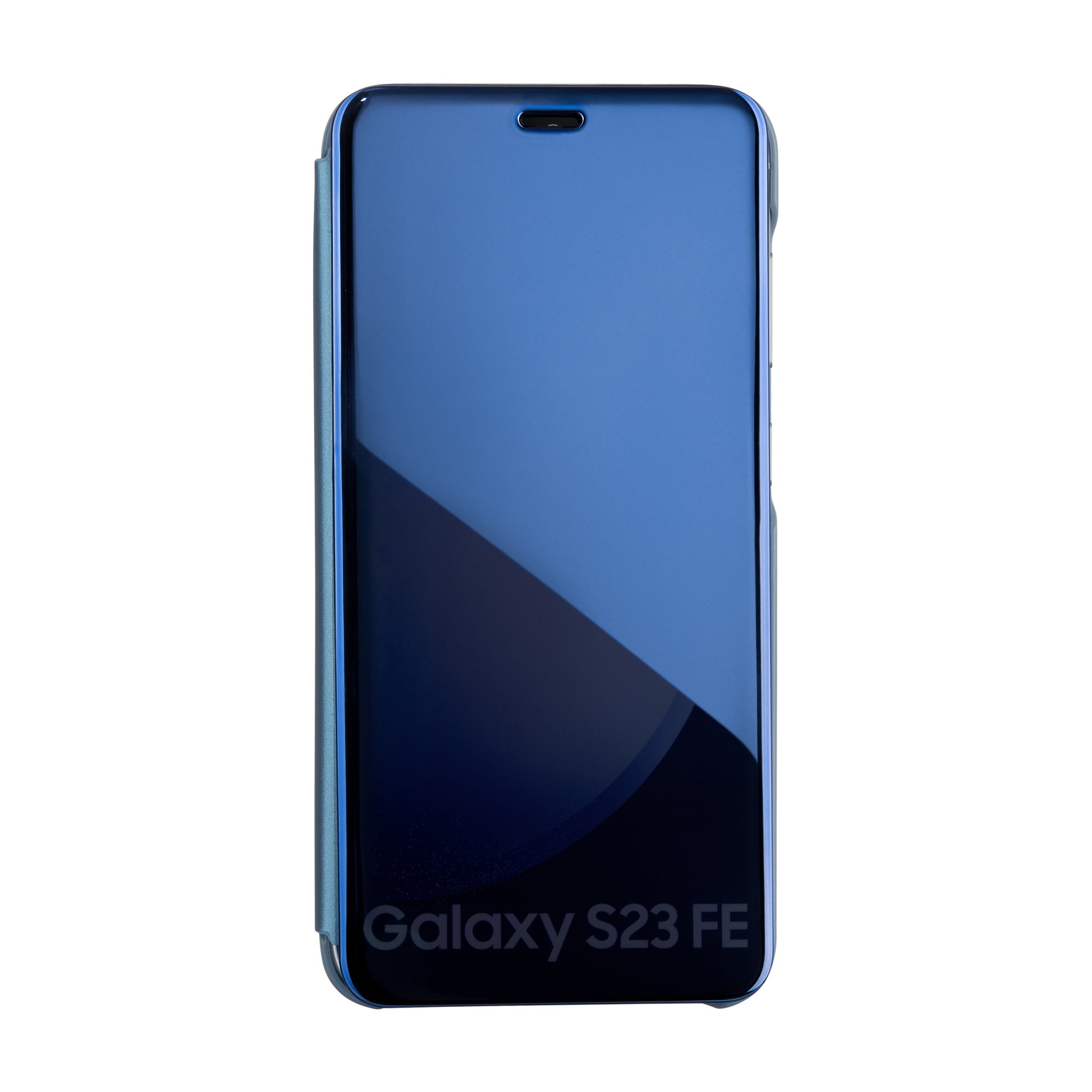 Fold Mirror View Case for Samsung Galaxy S23 FE blue