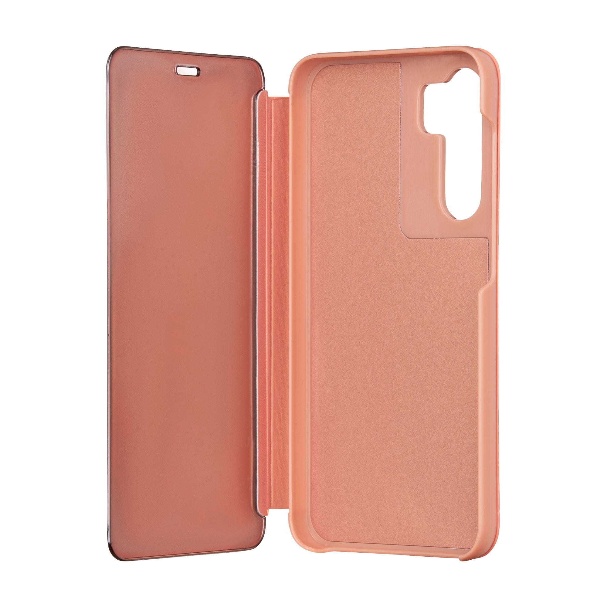 Fold Mirror View Case for Samsung Galaxy S23 FE pink