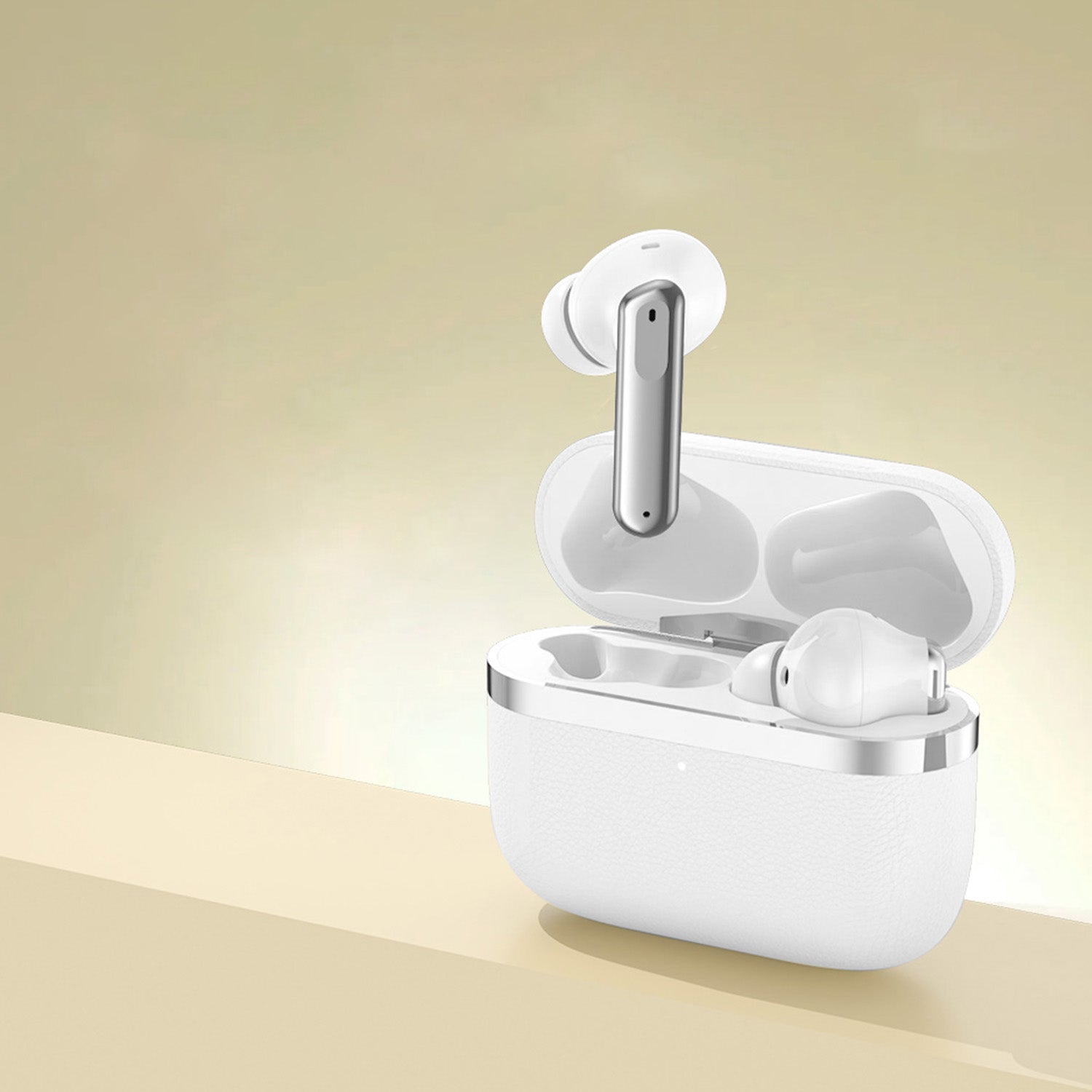 Écouteurs Devia Ultra1 TWS — Bluetooth ANC blanc