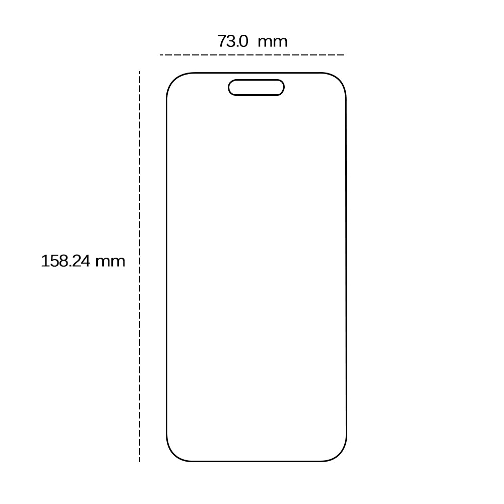Tempered glass 2,5D for iPhone 16 Pro Max / 17 Pro Max / 18 Pro Max