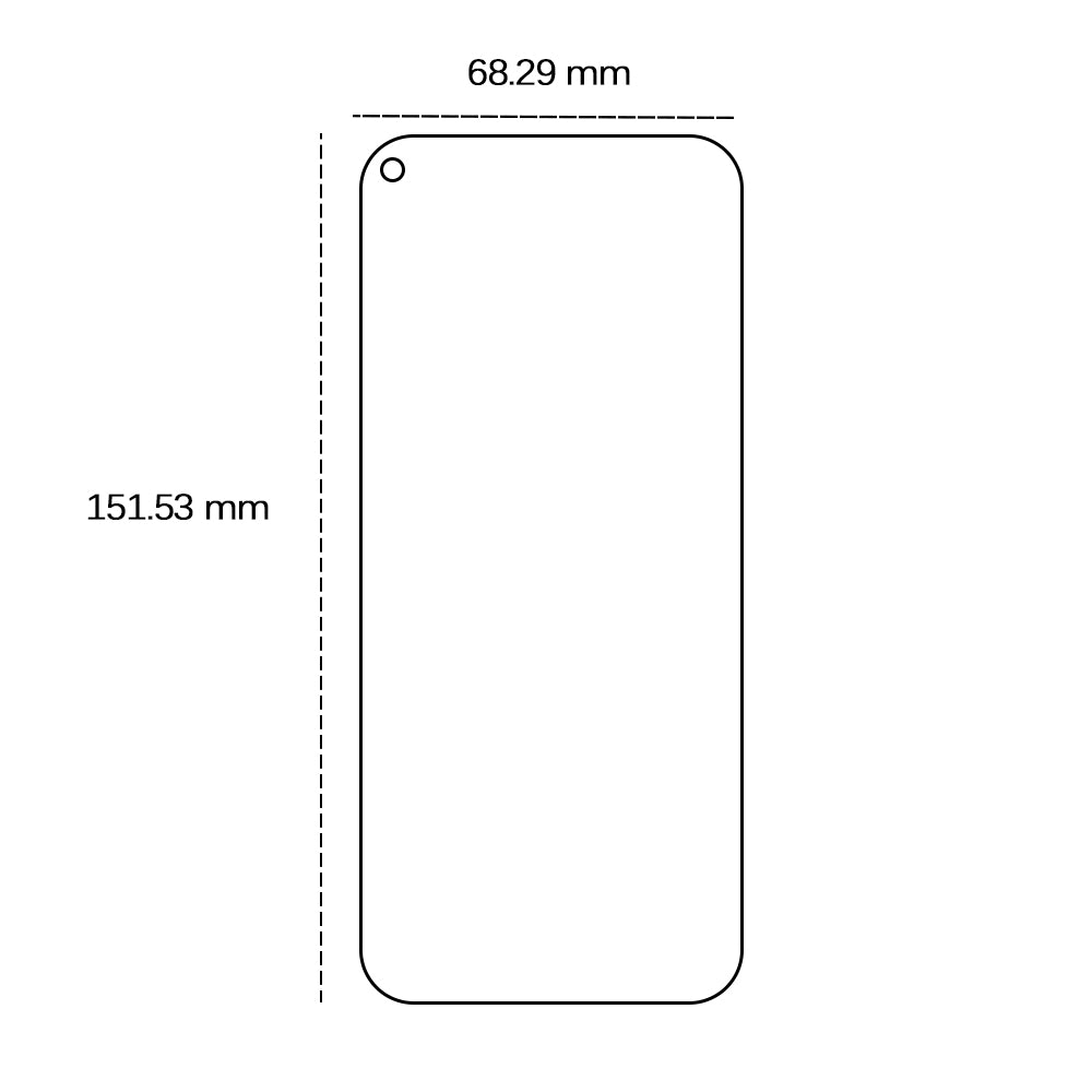 Tempered glass 2,5D for Huawei P40 Lite / P40 Lite E / Y7P / Honor 9C / Realme 8 4G / 8 Pro