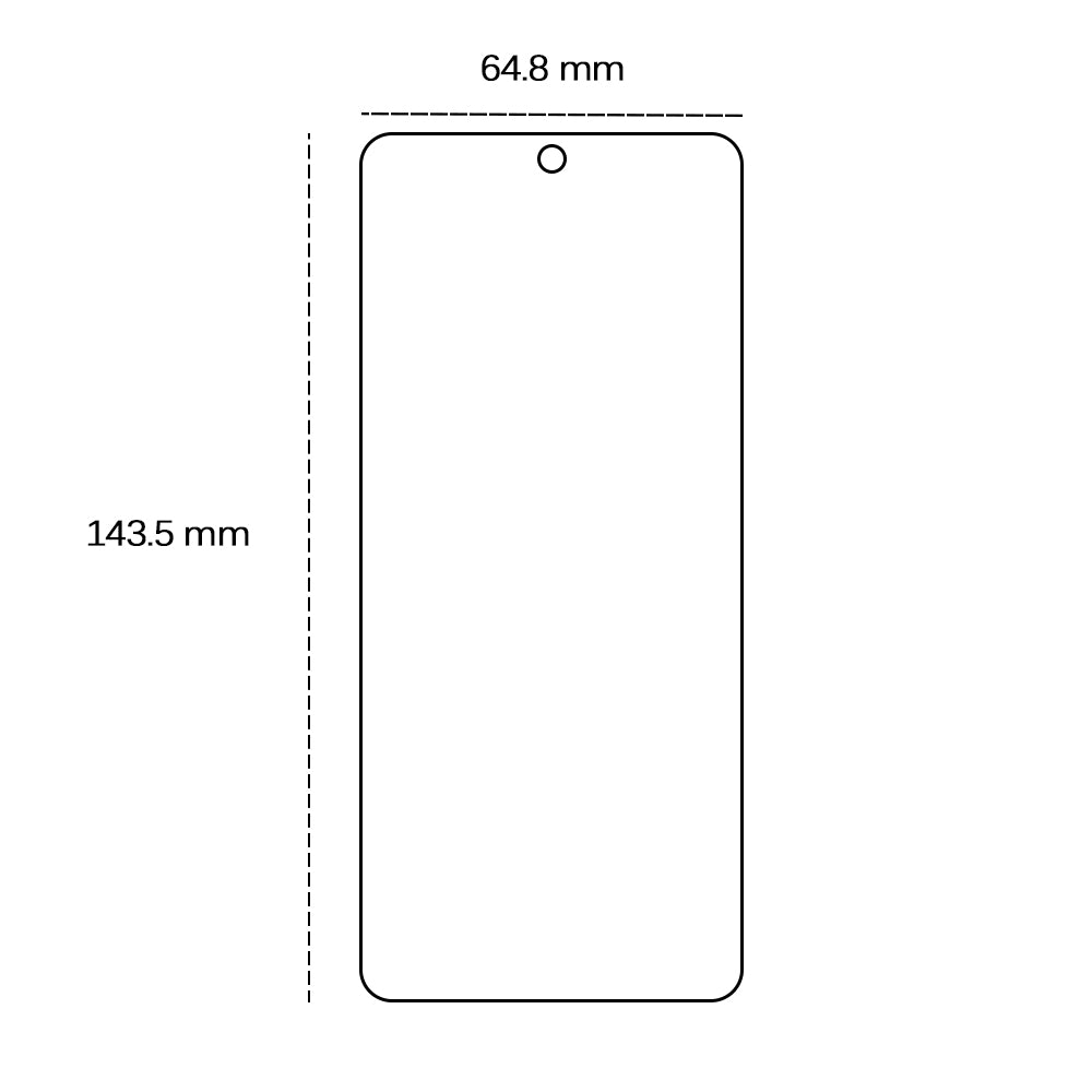 Tempered glass 2,5D for Google Pixel 8