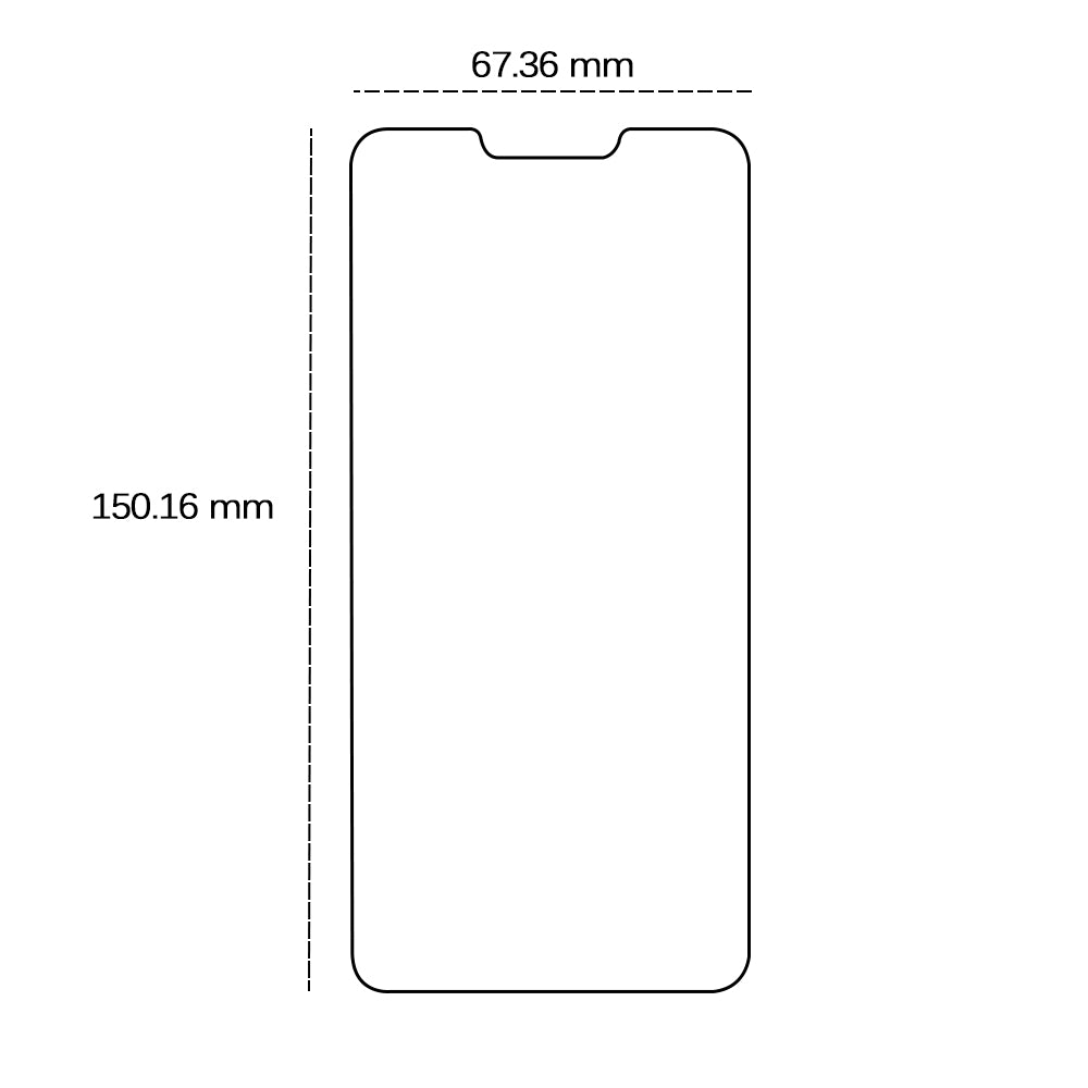 Tempered glass 2,5D for Motorola Moto G7 Power