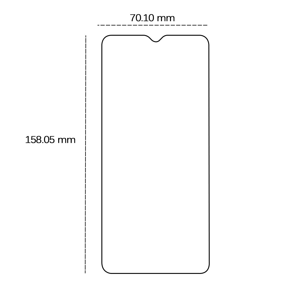 Tempered glass 2,5D for Motorola Moto G10 / G10 Power / G30 / G50 5G