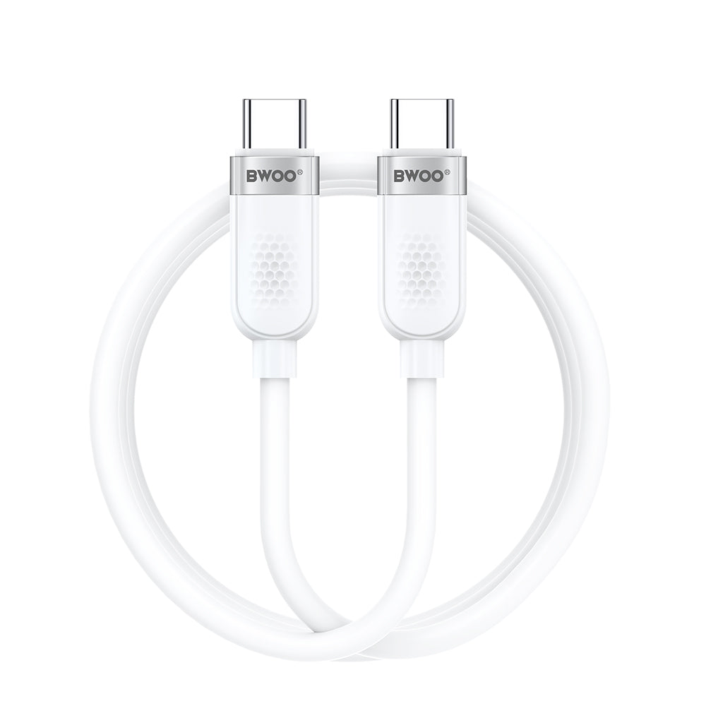 BWOO 65W cable USB-C - USB-C 1m white