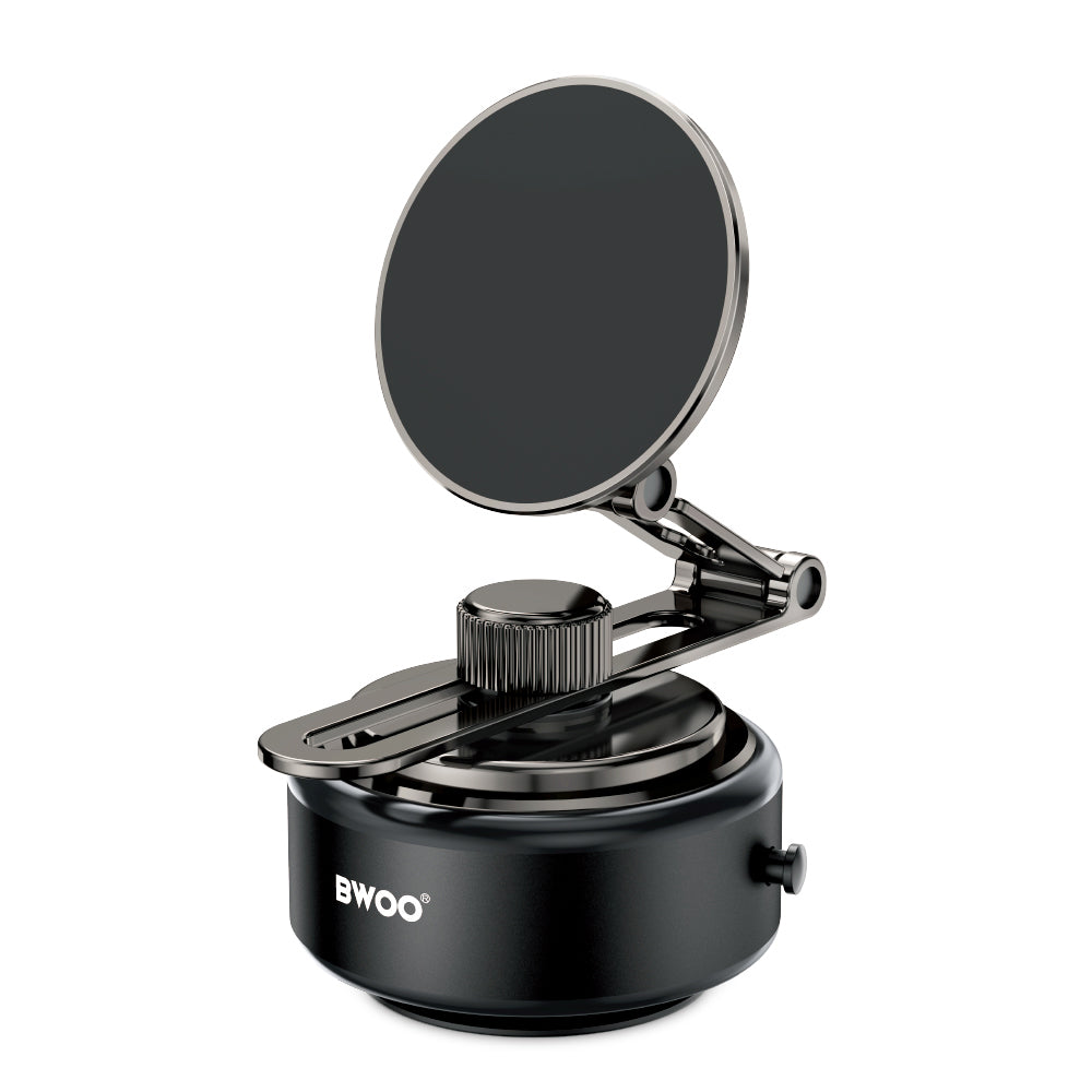 Support magnétique rotatif pour voiture BWOO ZJ140 — ventouse électrique 360°