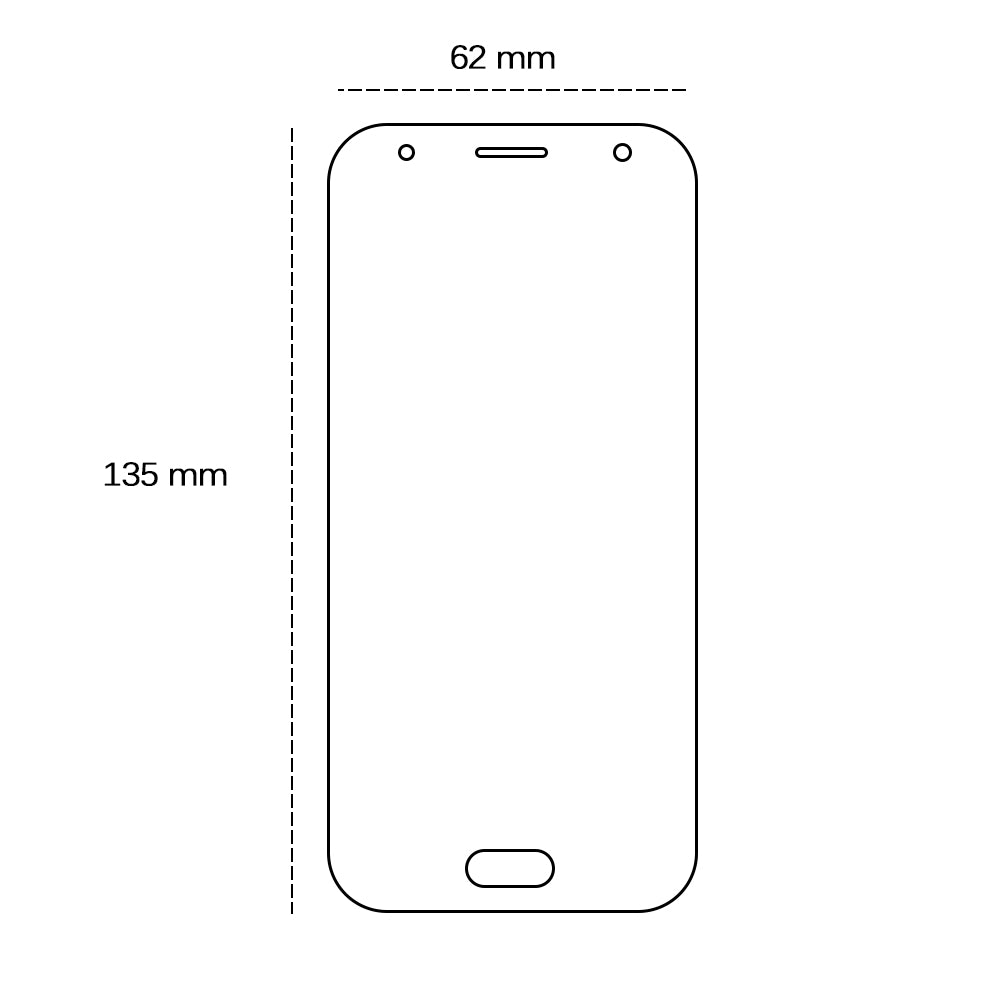 Tempered glass 2,5D for Samsung Galaxy J3 2017 (J330)