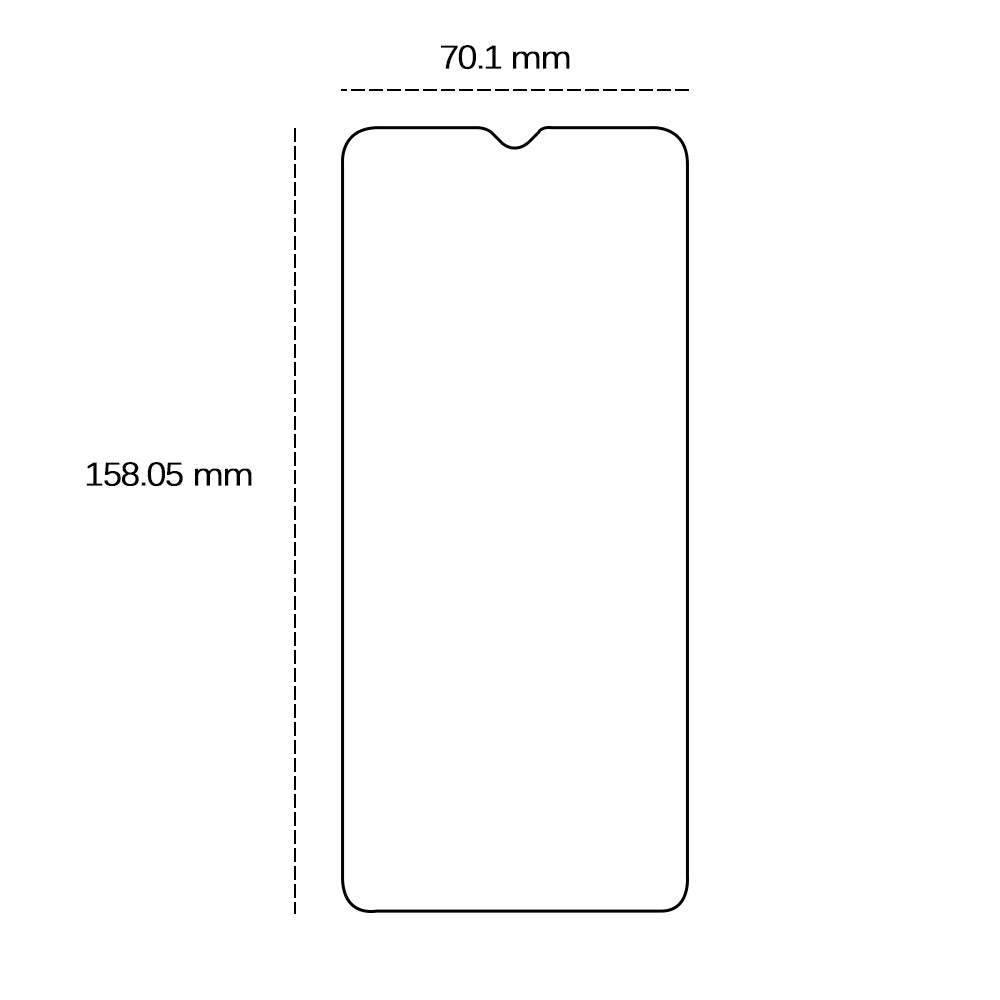 Tempered glass 2,5D for Samsung Galaxy A04 / A04s / A32 5G / M12 / M23 5G / M32 5G / M33
