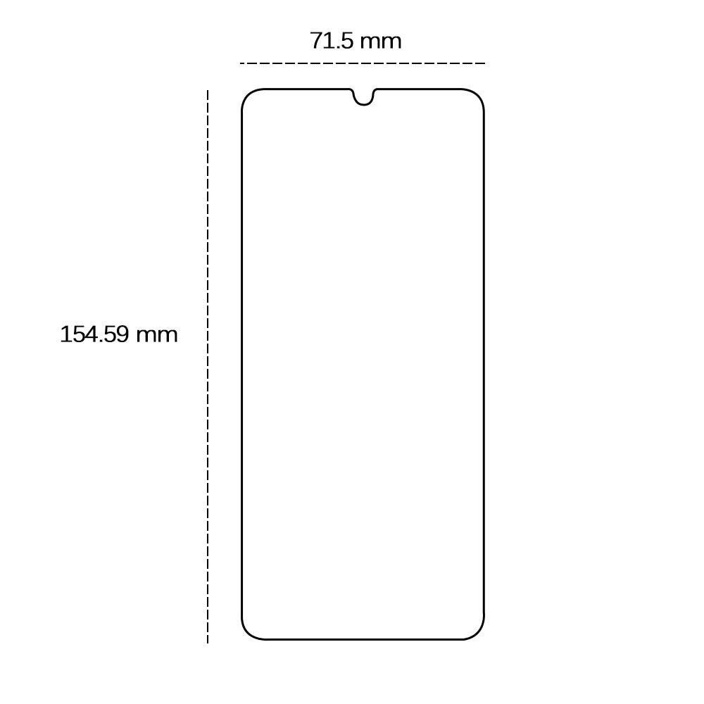 Tempered glass 2,5D for Samsung Galaxy A25 5G