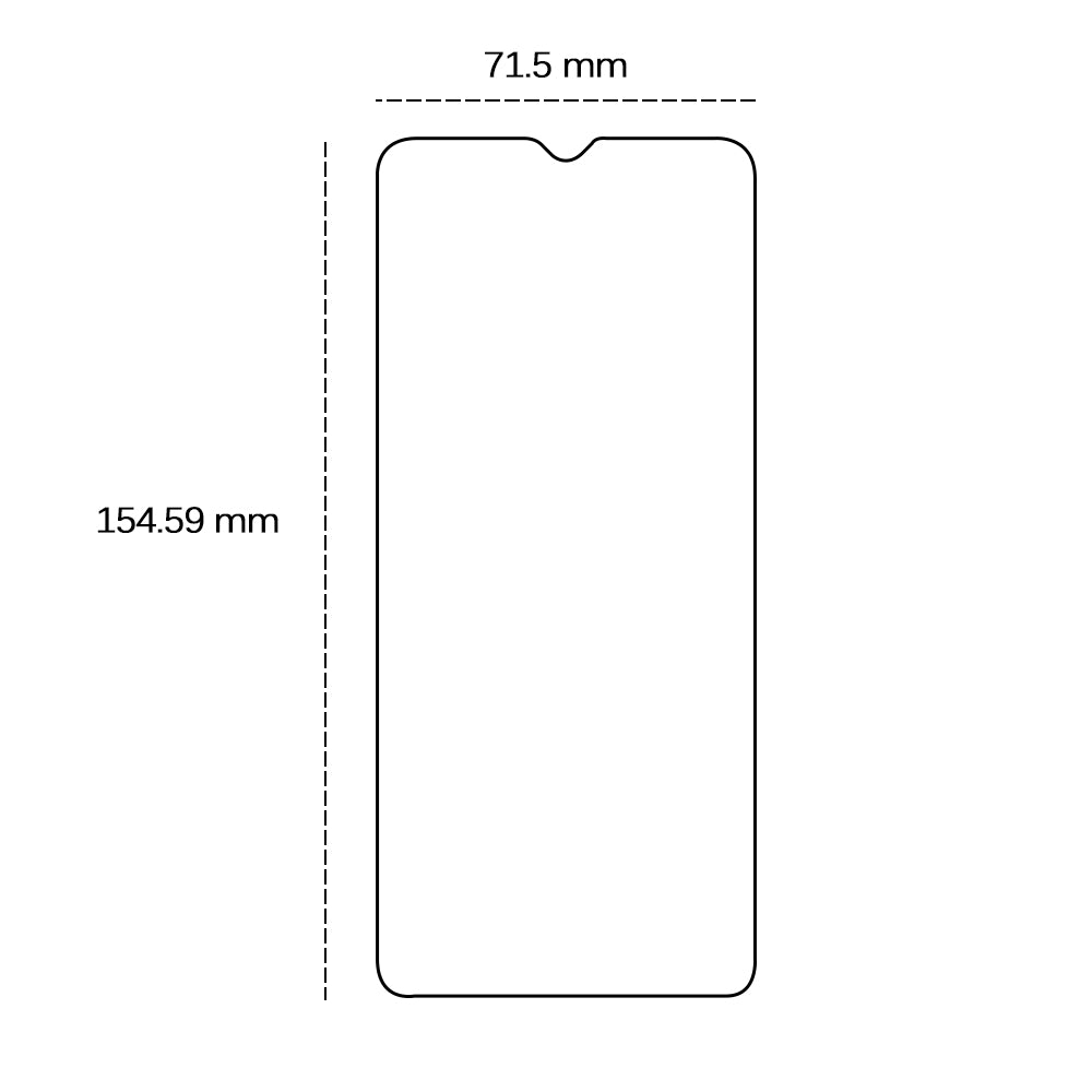 Tempered glass 2,5D for Samsung Galaxy M15 5G