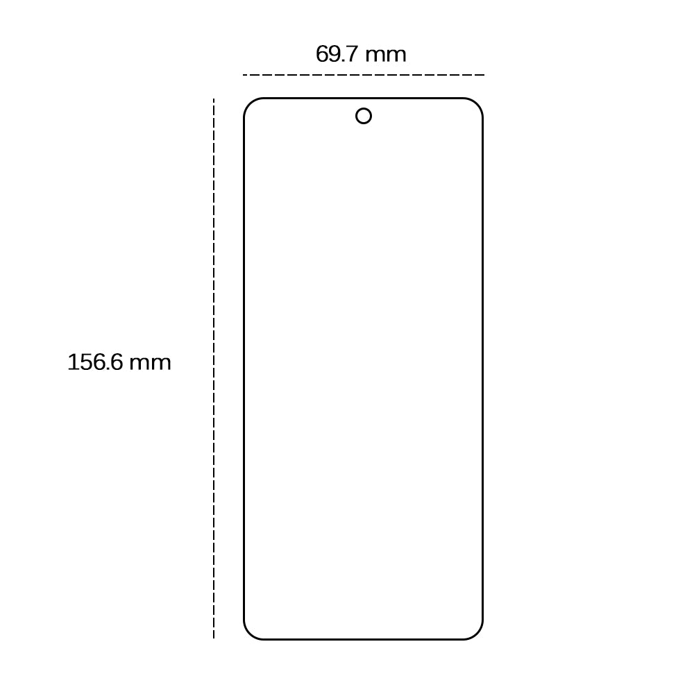 Tempered glass 2,5D for Xiaomi Redmi Note 12 4G / Note 12 5G
