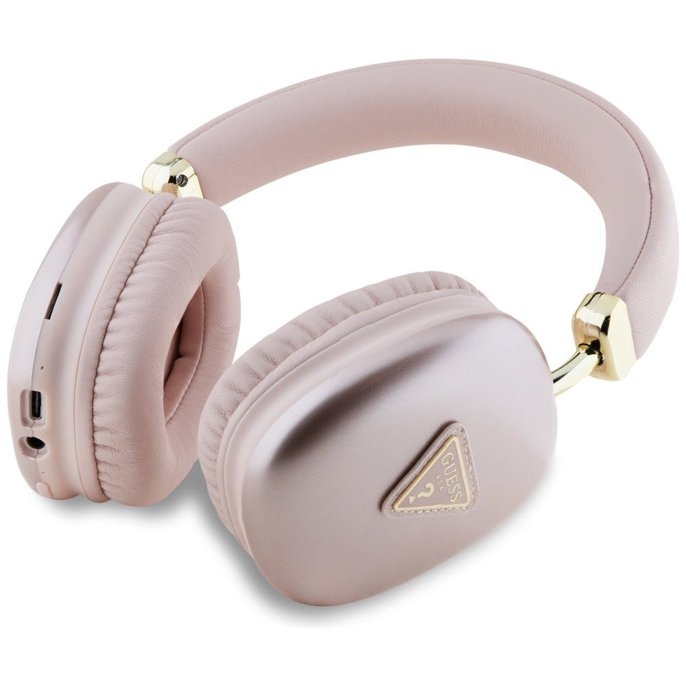 Guess wireless headphones BT METALLIC TRIANGLE LOGO pink