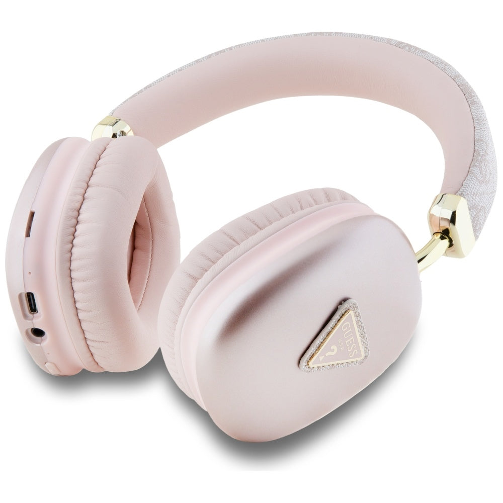 Guess wireless headphones BT 4G GOLD TRIANGLE LOGO pink