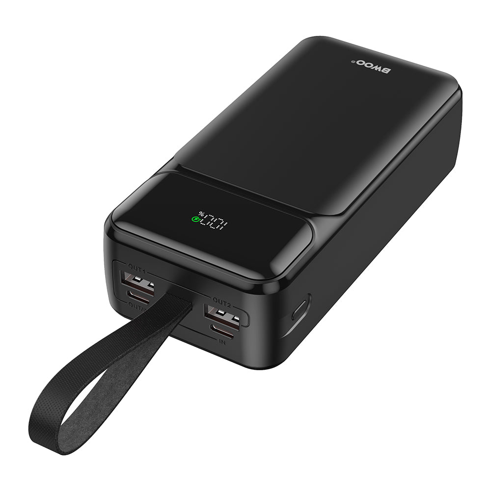 Chargeur BWOO 65W banque d'énergie 30000 mAh USB-A USB-C