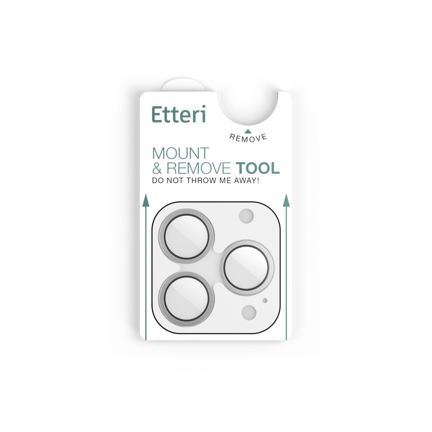 Verre Trempé Protection Objectif Etteri iPhone 16 Pro/Pro Max Titane
