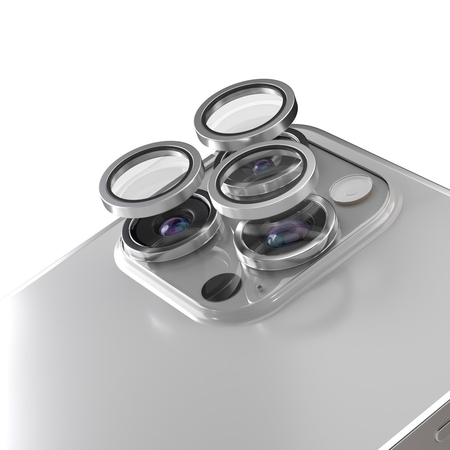 Verre Trempé Protection Objectif Etteri iPhone 16 Pro/Pro Max Titane
