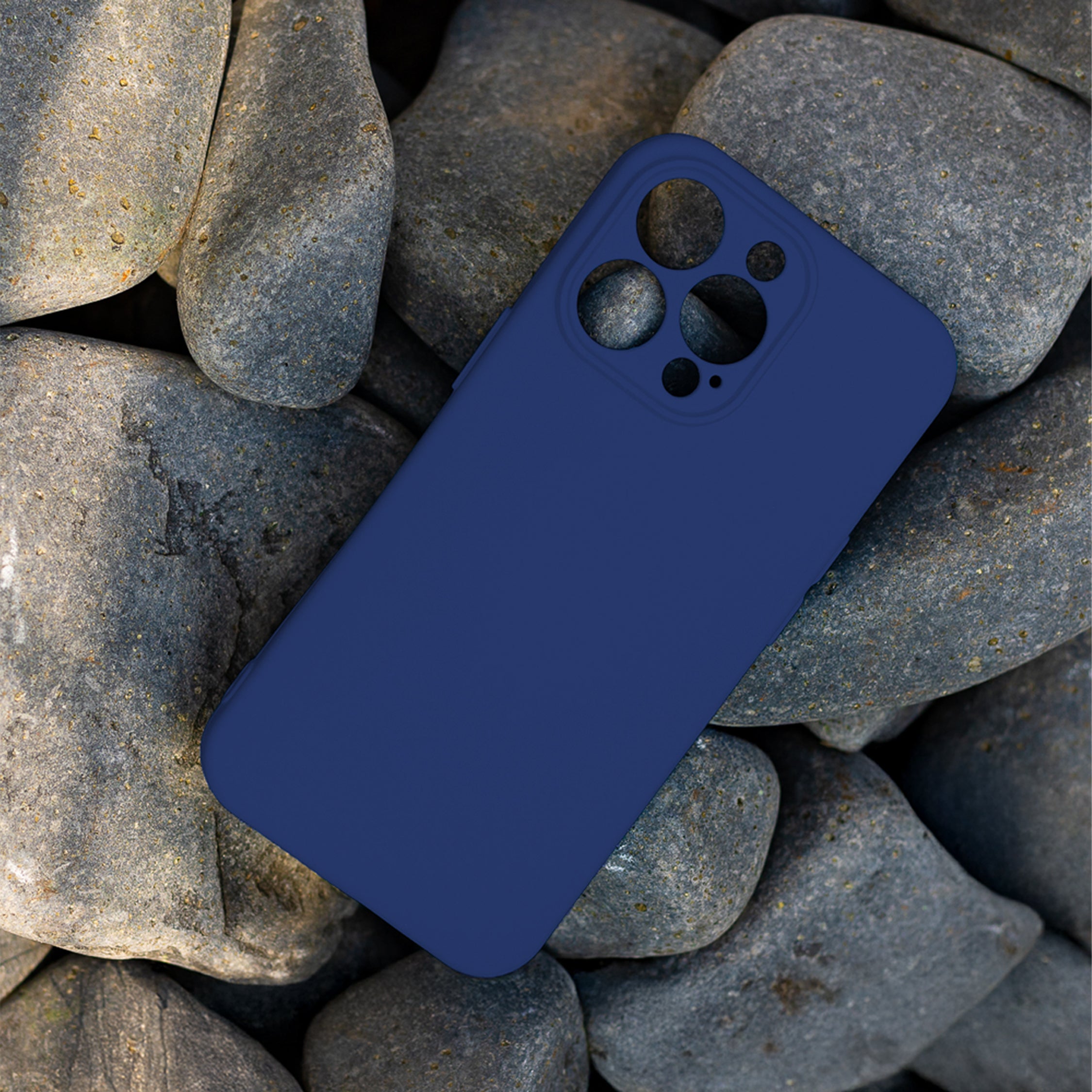 Silicon case for iPhone 17 Pro 6,3" blue atlantic