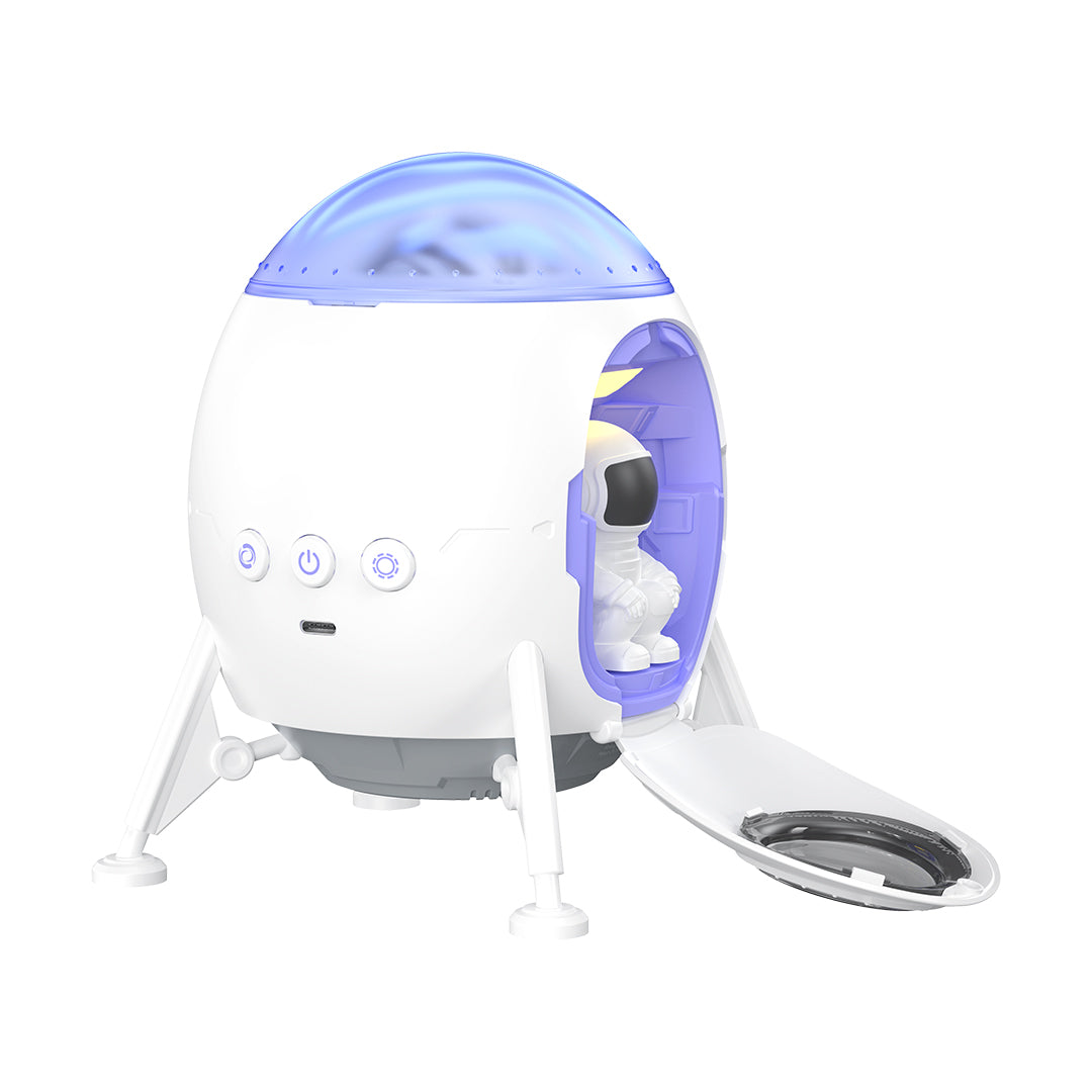XO projector LED CF38 star and galaxy with Bluetooth speaker white