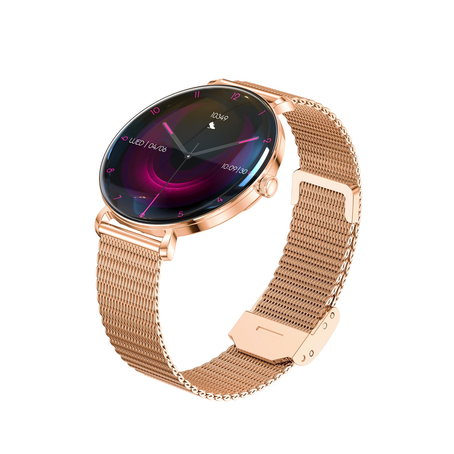 Forever Smartwatch Lucca SB-370 Rose Gold - Leopard Print