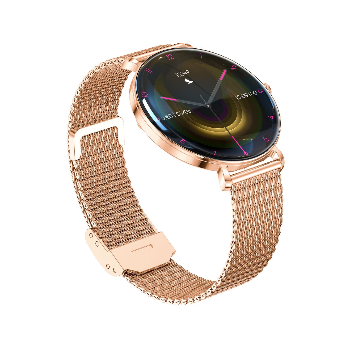 Forever Smartwatch Lucca SB-370 Rose Gold - Leopard Print