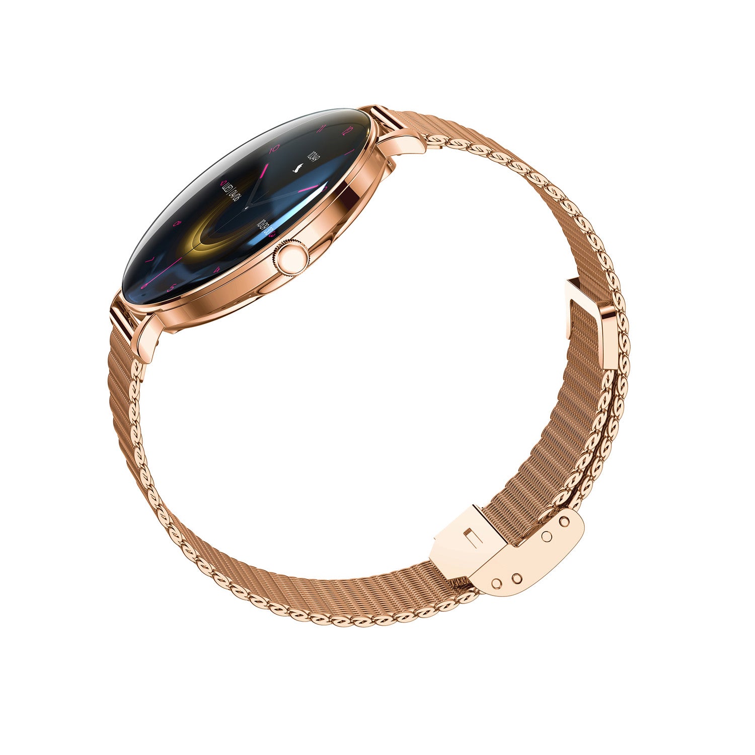Forever Smartwatch Lucca SB-370 Rose Gold - Leopard Print