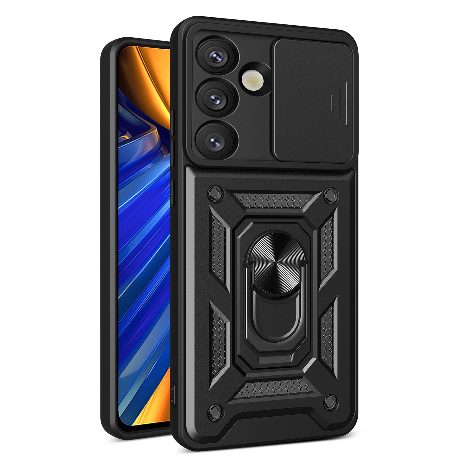 Defender Slide case for Samsung Galaxy S25 black