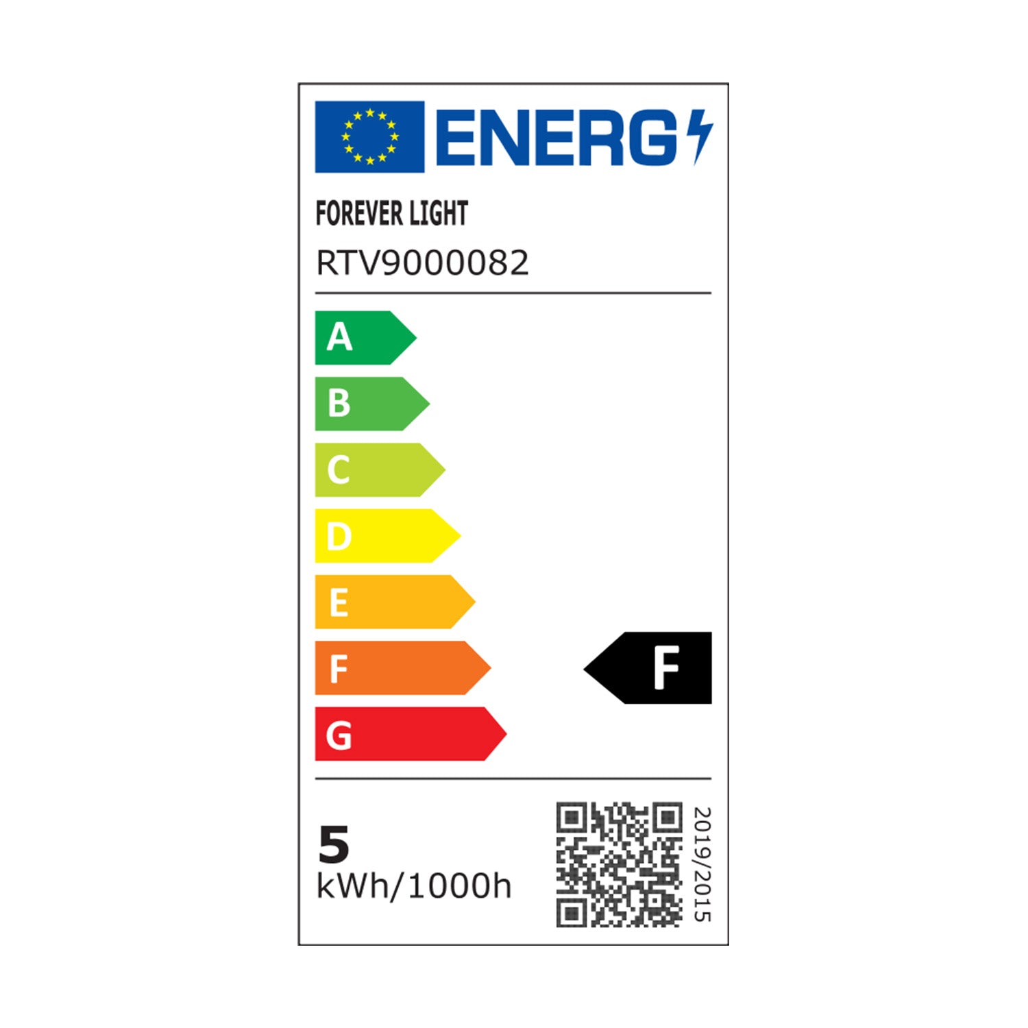 Forever Light LED Bulb RGB GU10 4.8W 440lm 4000K class F