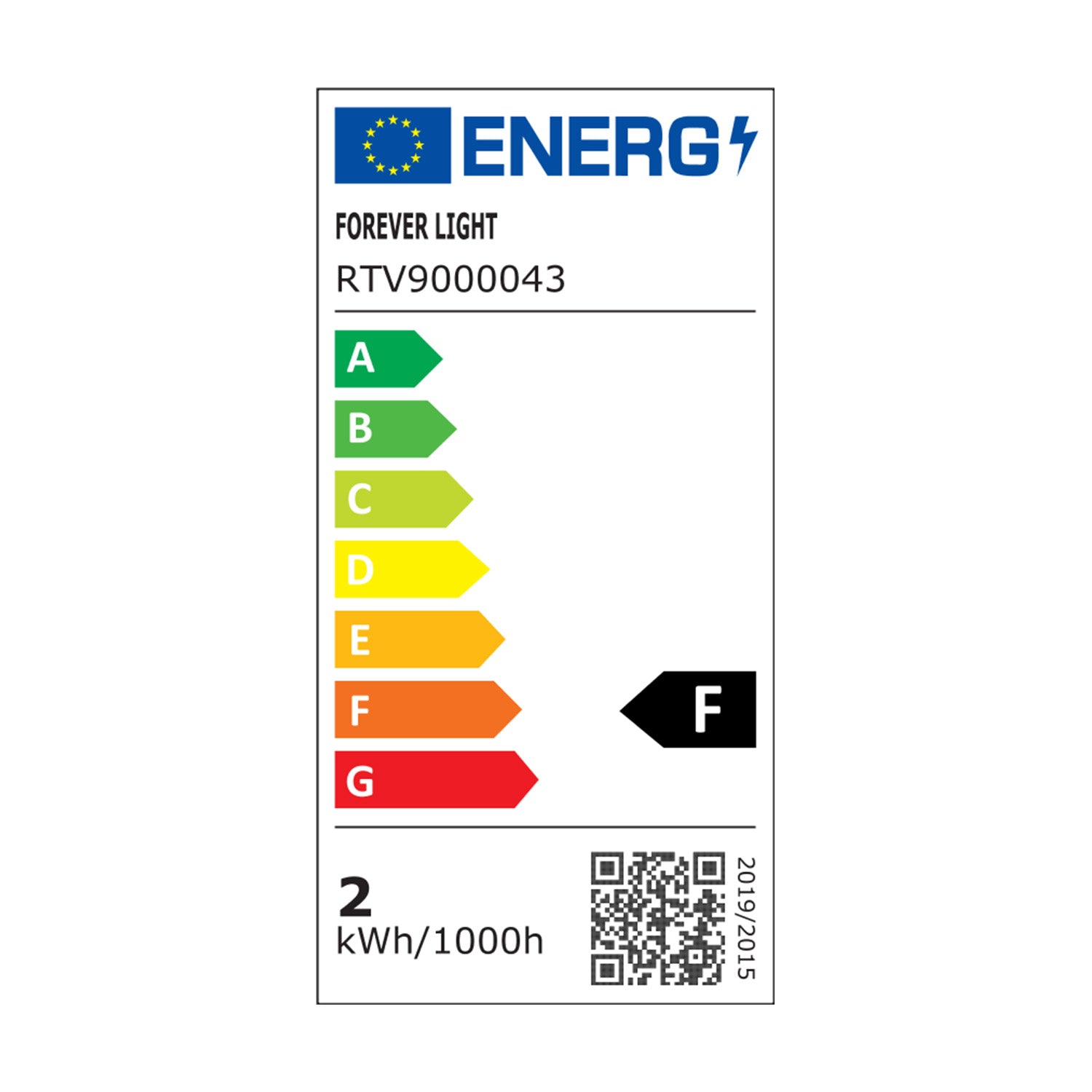 Forever Light LED Bulb E14 T26 1.5W 135lm 3000K class F