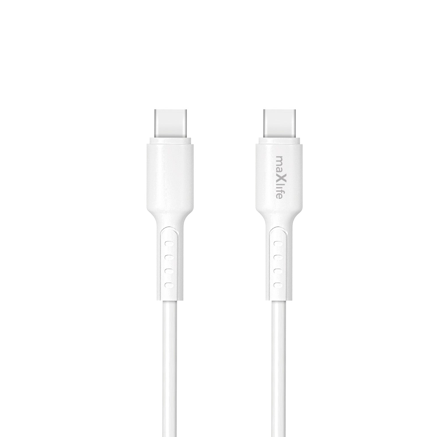 Maxlife MXUC-13 cable USB-C - USB-C 1,0 m 60W white