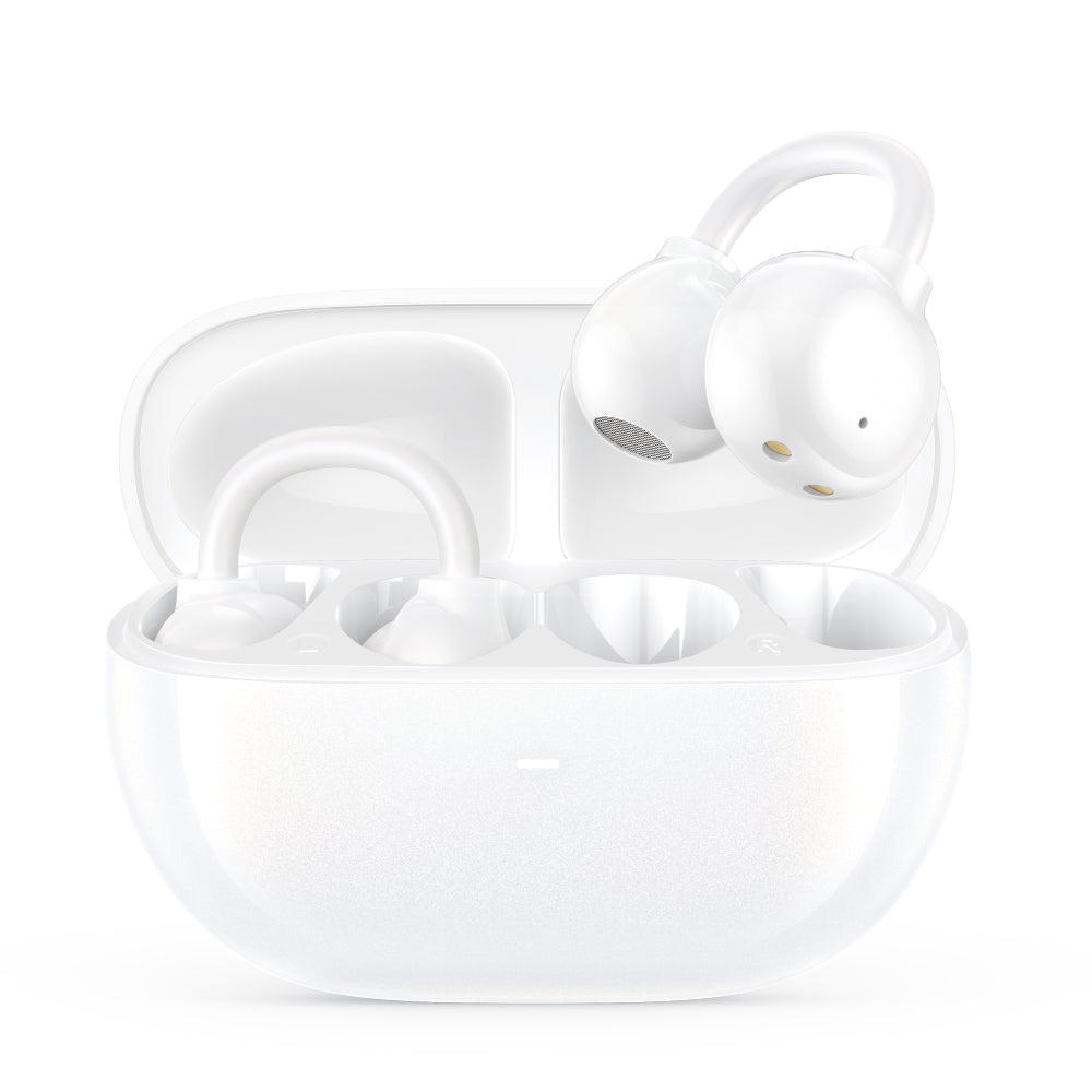 Écouteurs BWOO BW39 TWS — Bluetooth 5.3, clip ouvert, 8h