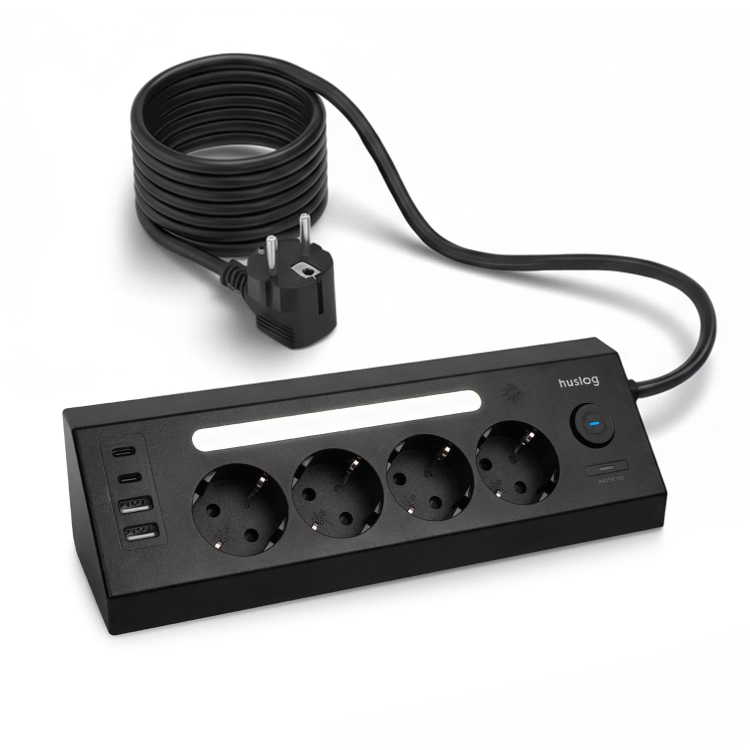 Huslog Power strip with LED