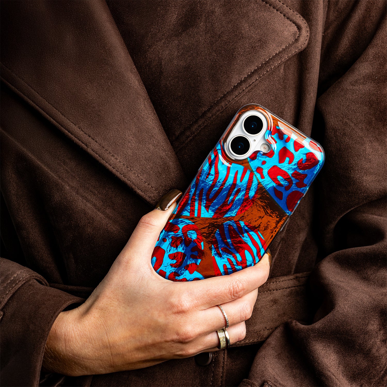 Animal Print case for iPhone 13 6,1" Chameleon