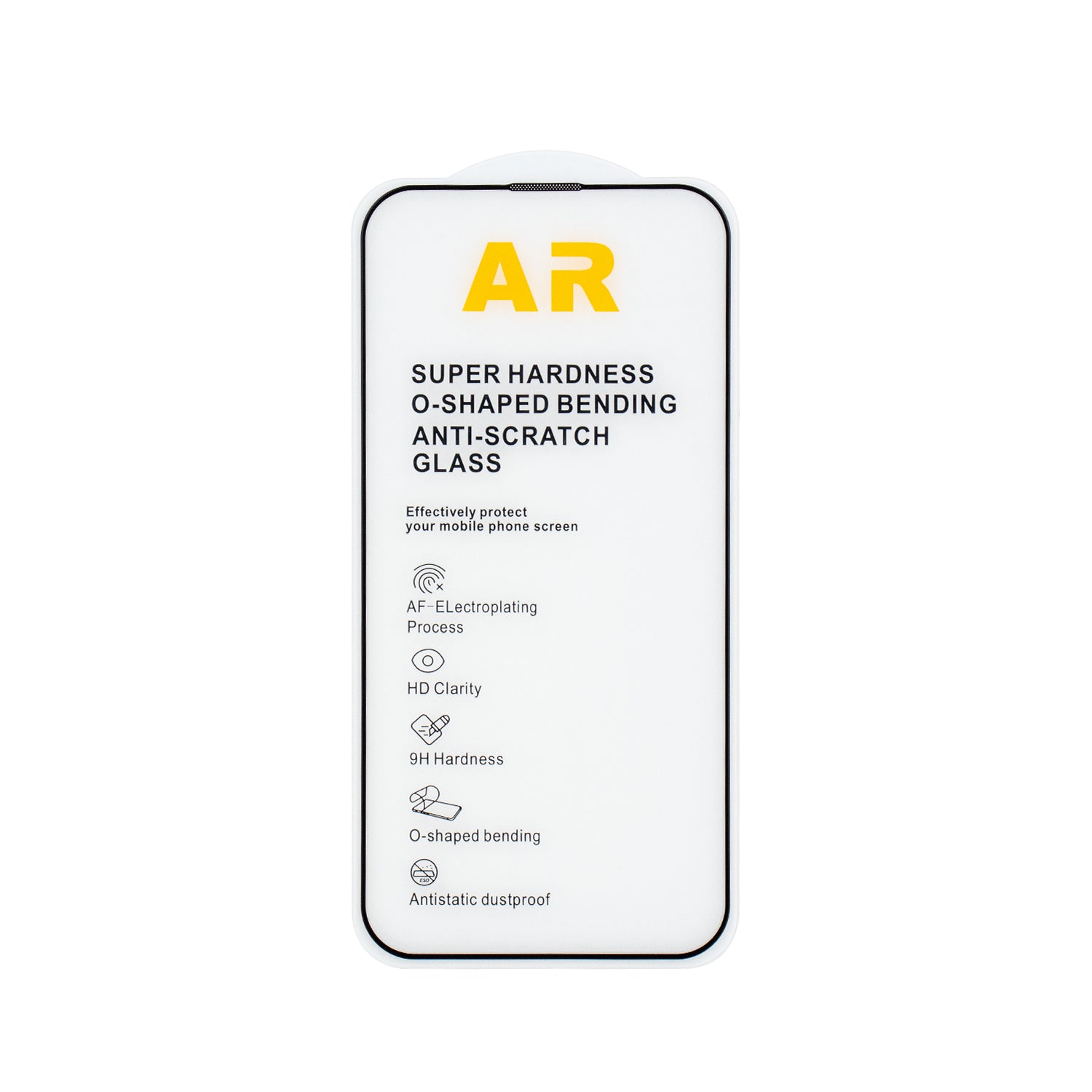Verre trempé anti-reflet pour iPhone 15/16