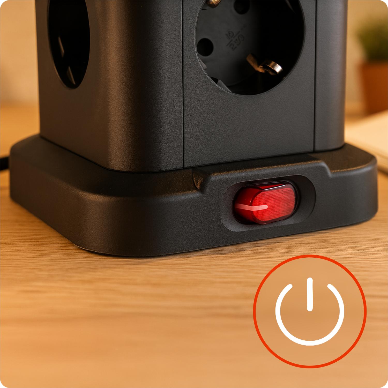 Huslog Vertical power strip