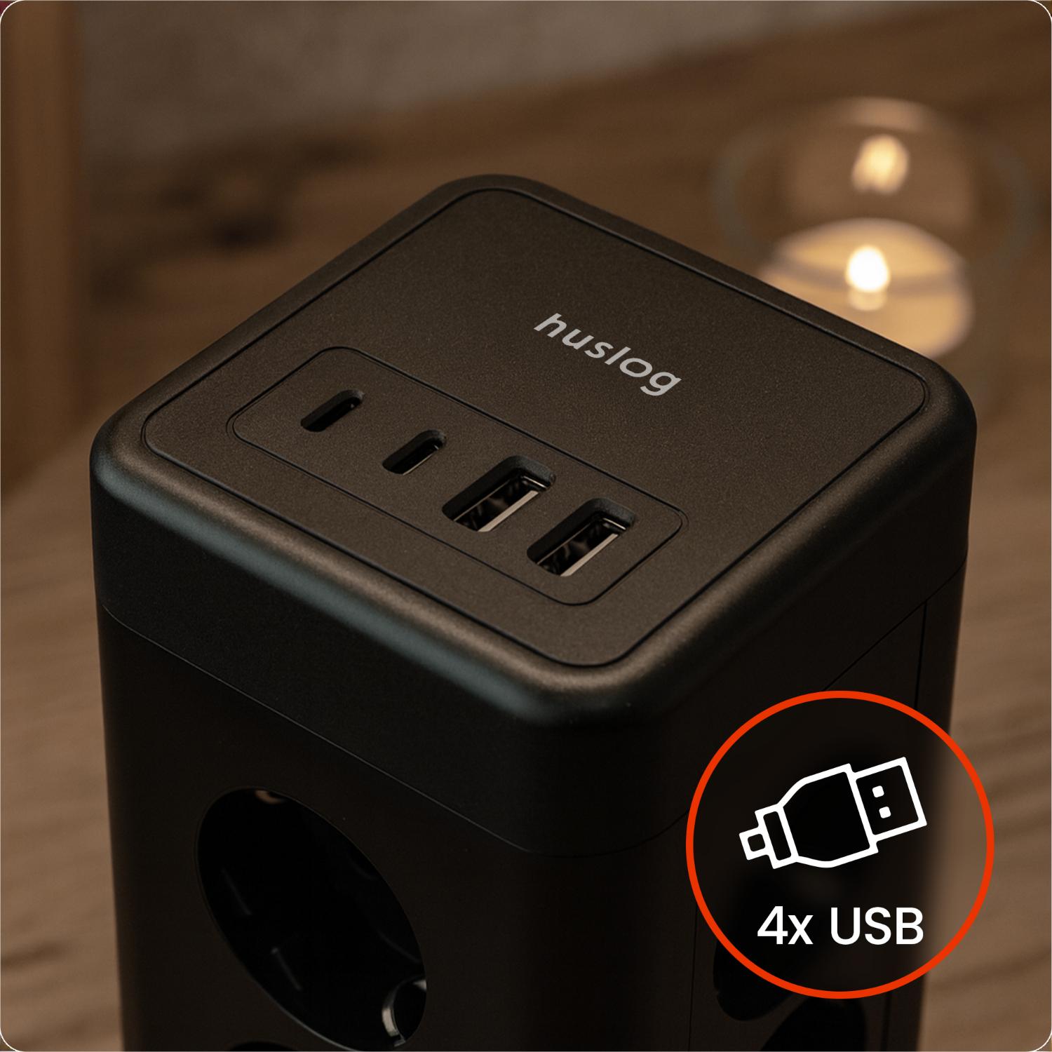 Huslog Vertical power strip