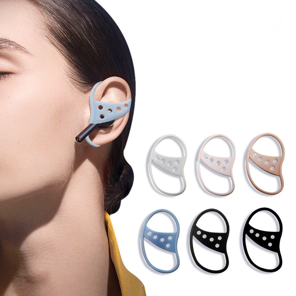 silicone cover to prevent falling out the headphones black