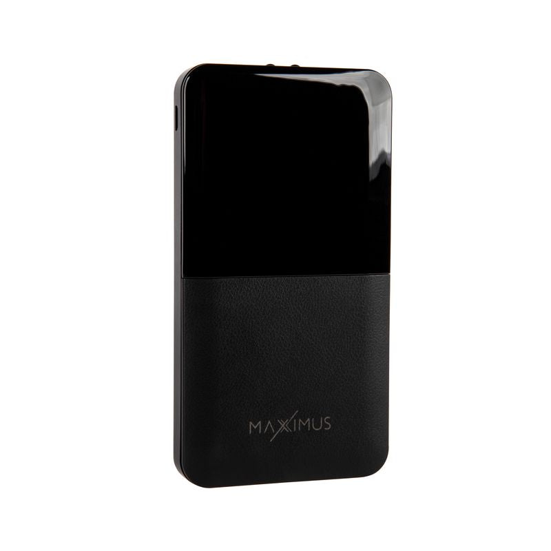 POWERBANK MX ROTH 10 000 mAh, 2XUSB, 10W Li-Po, BLACK, + microUSB CABLE