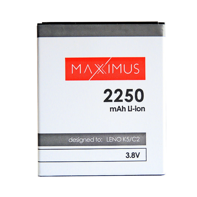 BATTERY MAXXIMUS LENOVO K5/C2/K5+ 2250mAh  BL259
