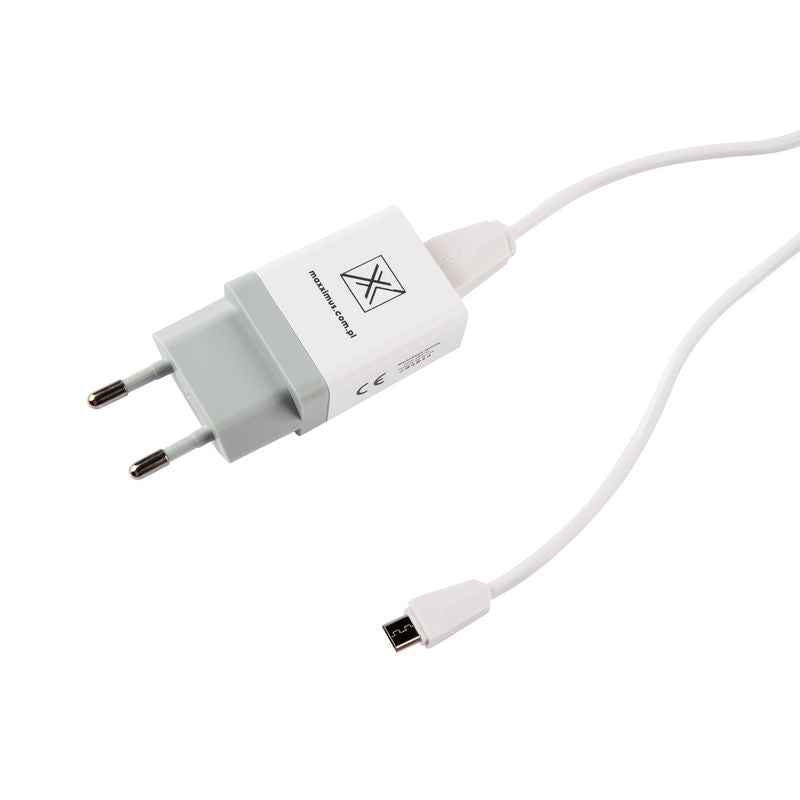 WALL CHARGER MAXXIMUS HANDY 1A + MICRO USB