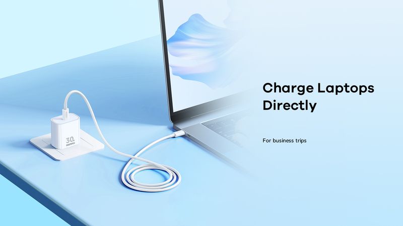 REMAX WALL CHARGER FIGEN SERIES 30W GaN RC-C021 USB-C+ USB-C/C CABLE 1M WHITE