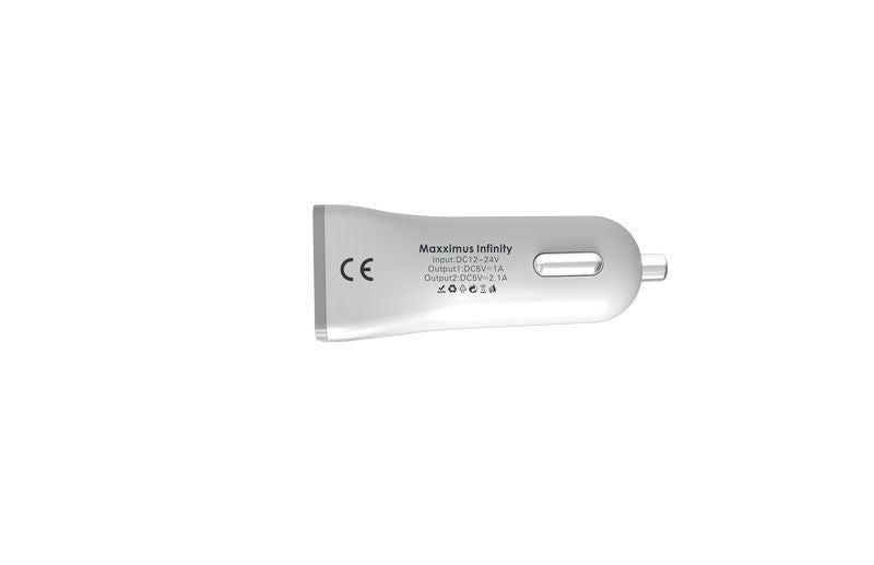 Car charger Maxximus Infinity 2.1A  Micro USB, 2xUSB