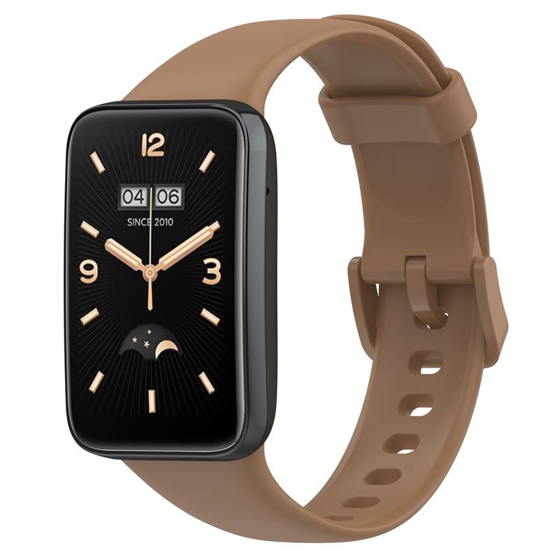 SILICONE STRAP MI BAND 7 PRO/ M7 PRO (3). BROWN