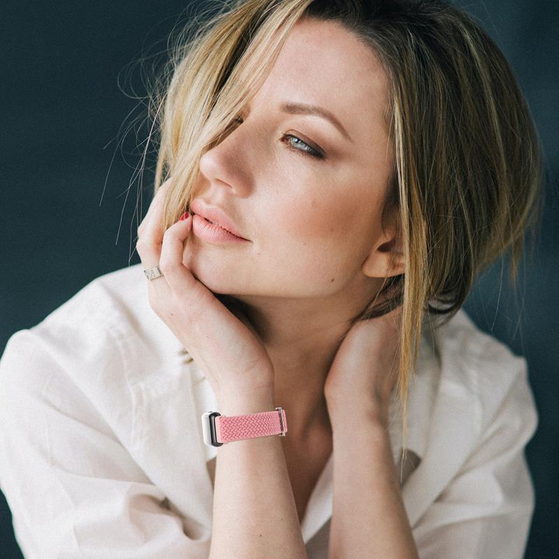 BRAIDED STRAP MI BAND 8 PRO/M8 PRO (1) PINK